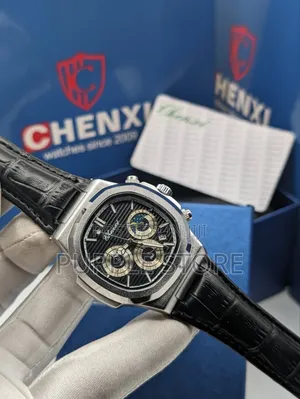 Chenxi Functional Chronogrqph Leather Wristwatch Fully Packaged