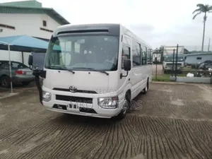 New Toyota Coaster 2025 White