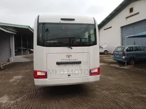 New Toyota Coaster 2025 White