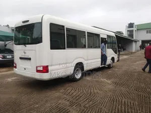 New Toyota Coaster 2025 White