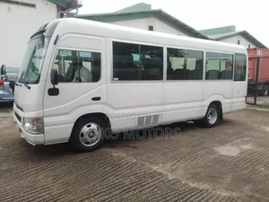 New Toyota Coaster 2025 White