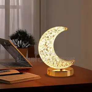 Usb Rechargeable 3d Crystal Table Lamp