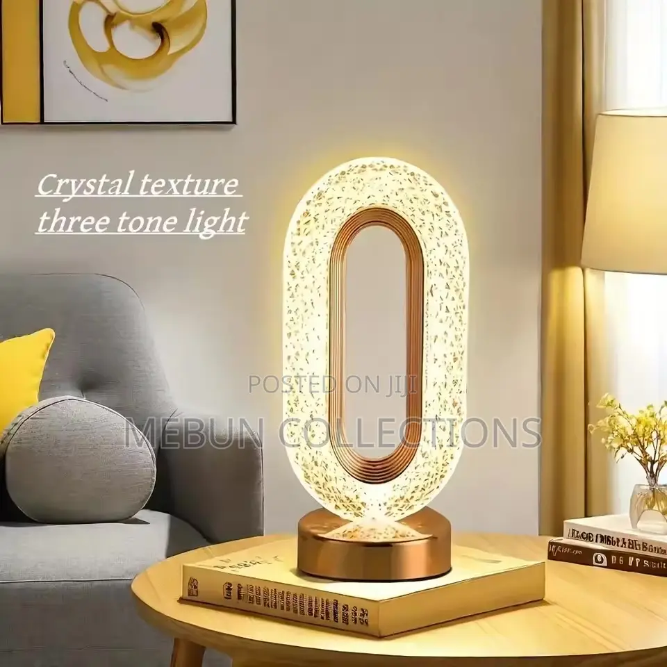 Usb Rechargeable 3d Crystal Table Lamp