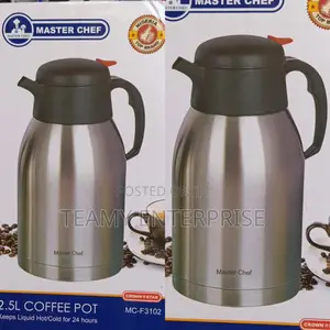 Master Chef 2.5l Coffee Pot and Vacuum Flask Jug
