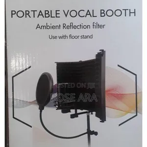 Portable Vocal Booth/Mic Reflection Filter/Isolation Shield