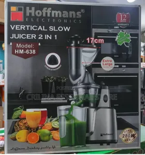 Vertical Slow Juicer 2in1