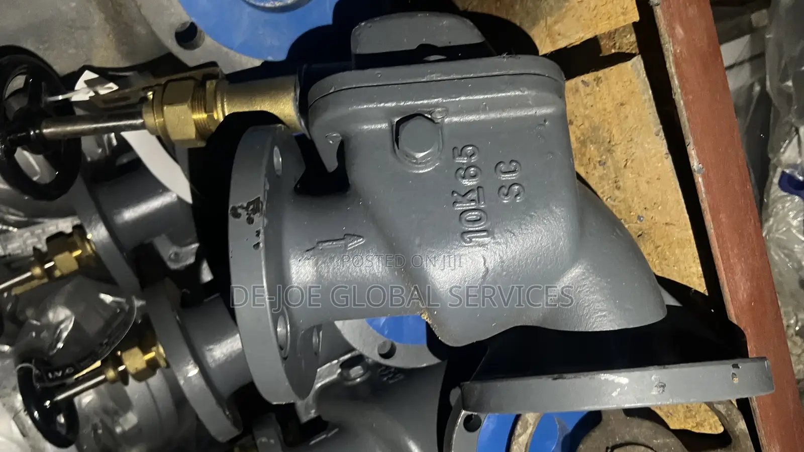 Storm Valve Angle Type, W/Handle Cast Steel 65mm