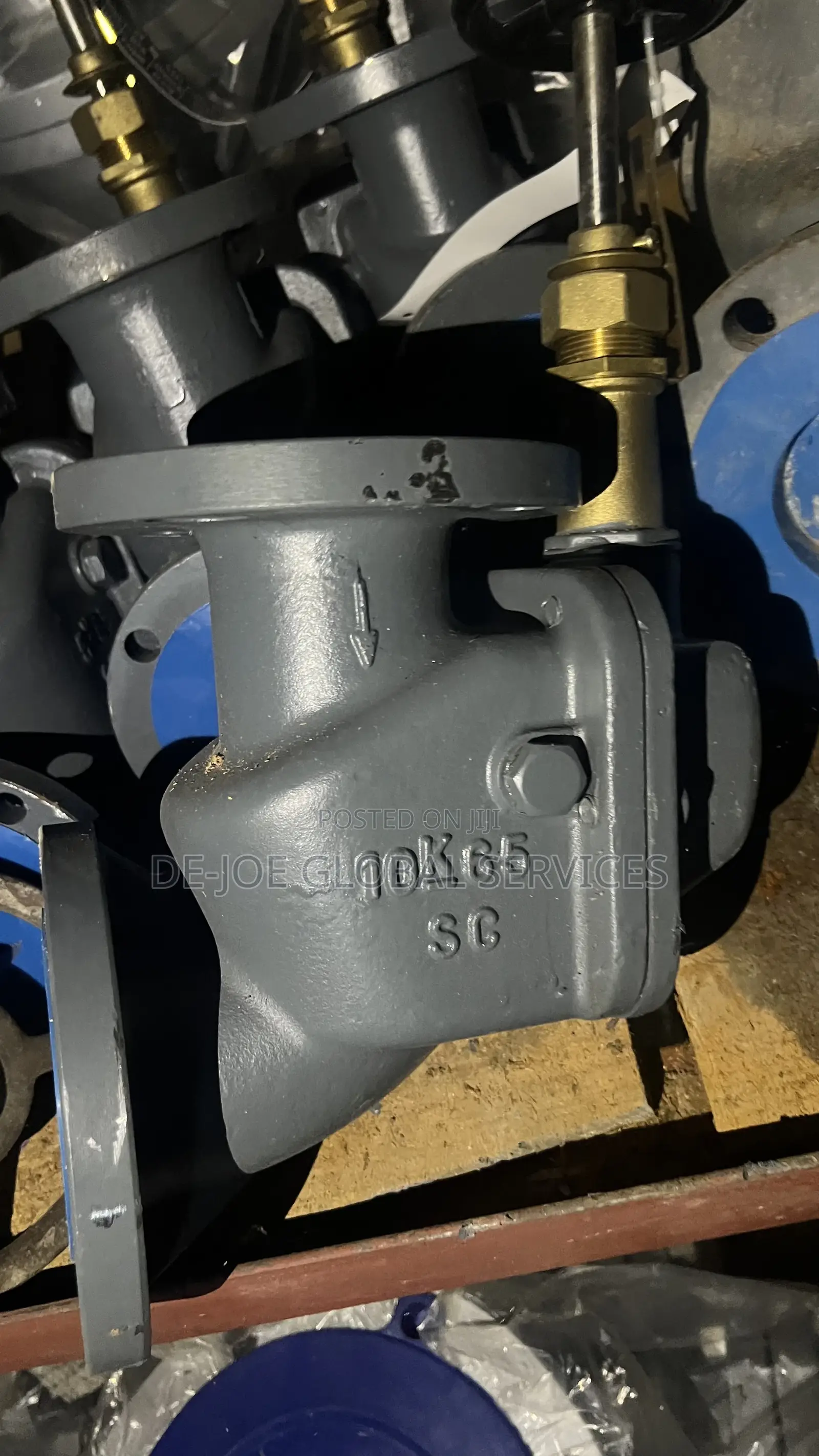 Storm Valve Angle Type, W/Handle Cast Steel 65mm