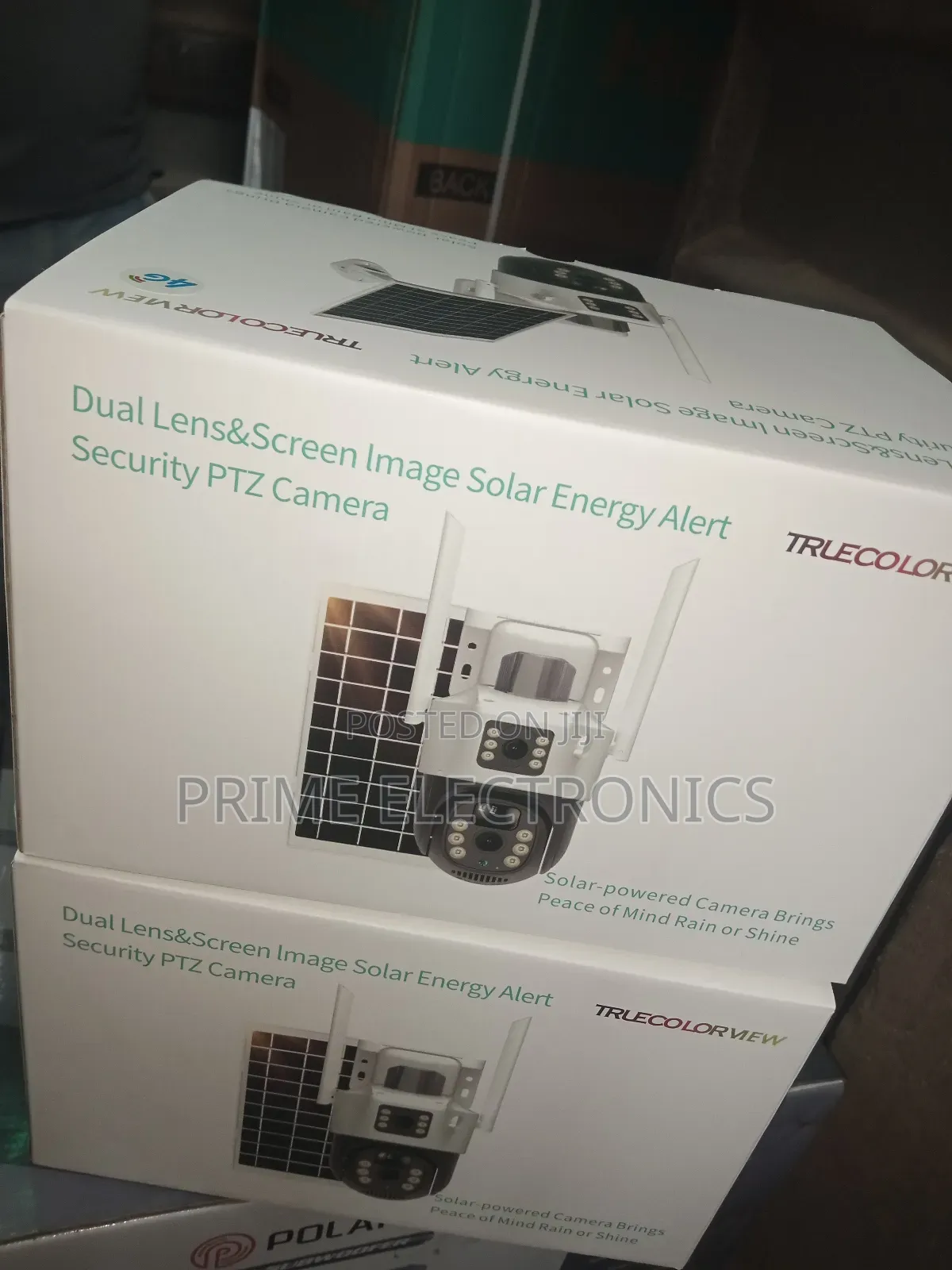 True Colour Dual Lens Screen Image Solar Energy Ptz
