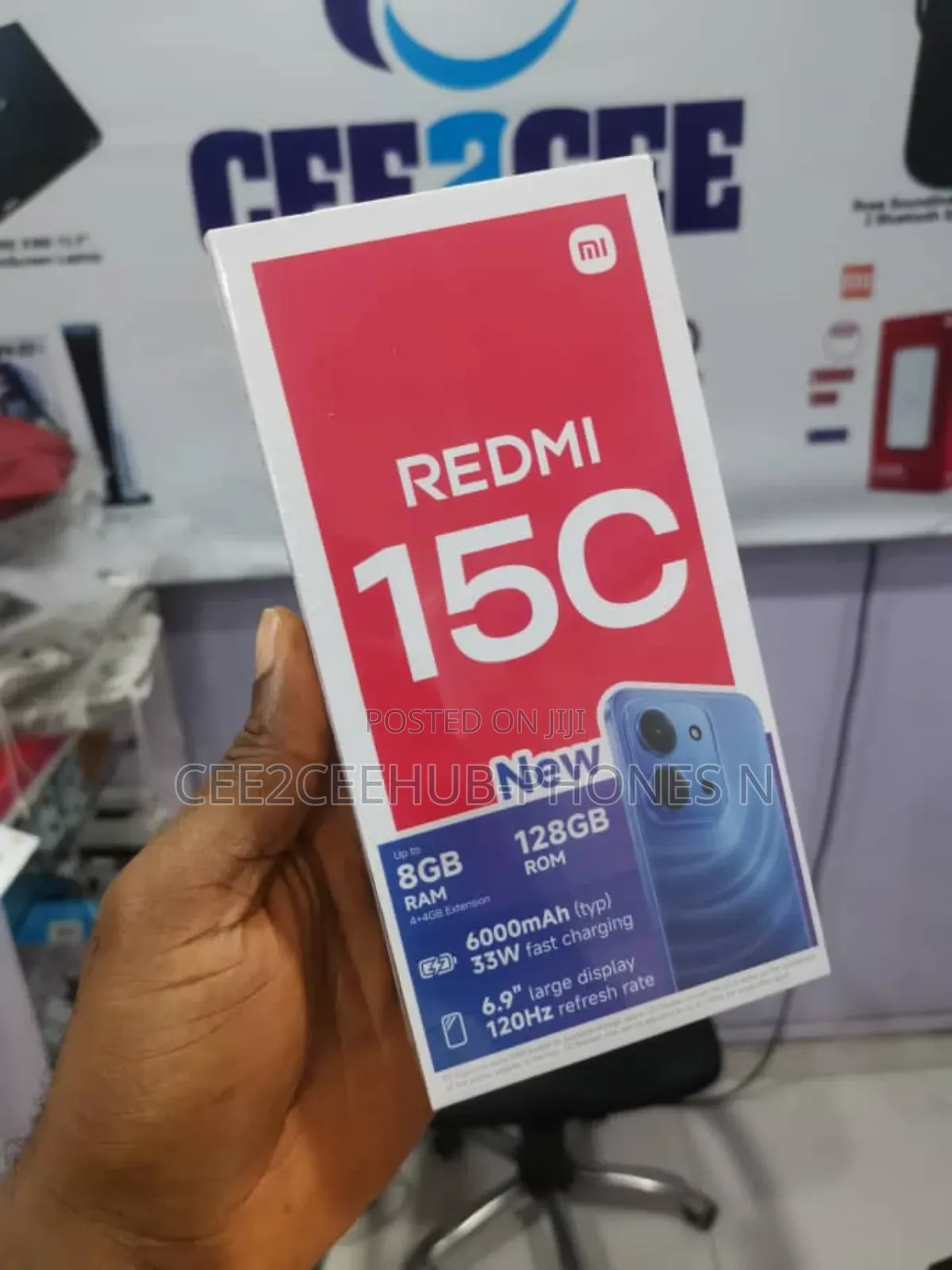 New Xiaomi Redmi 15C 4G 256 GB Black