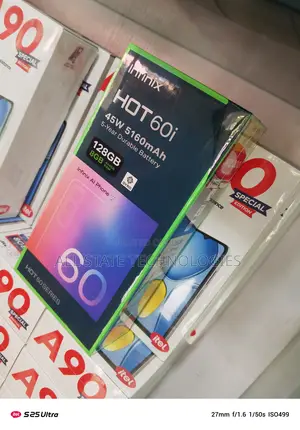 New Infinix Hot 60i 128 GB Black