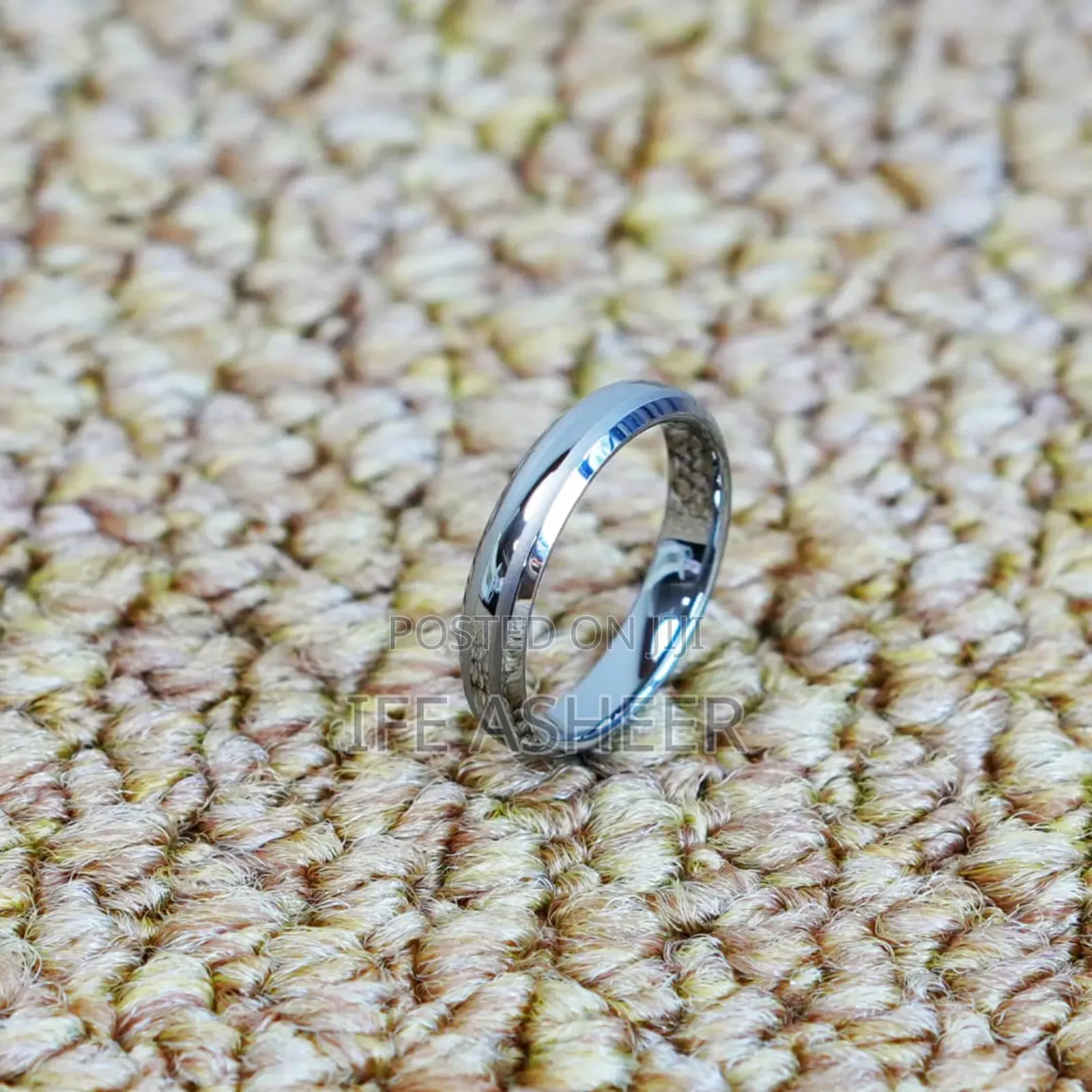 Couples Silver Wedding Ring Band 006
