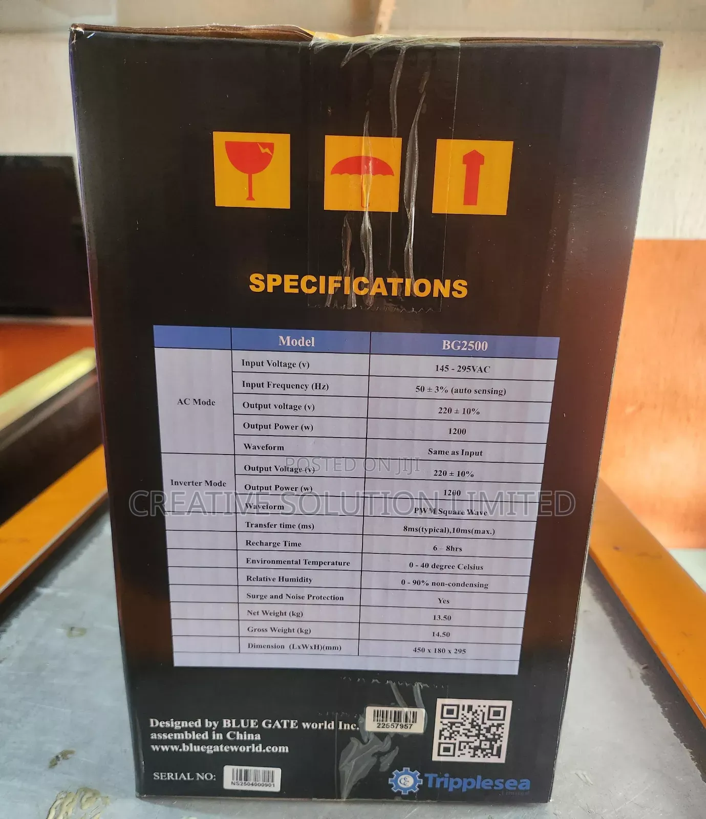 Blue Gate 2.5kva Ups Bg25000