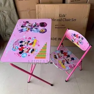 Kids Foldable Study Table And Chair