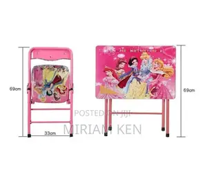 Kids Foldable Study Table And Chair