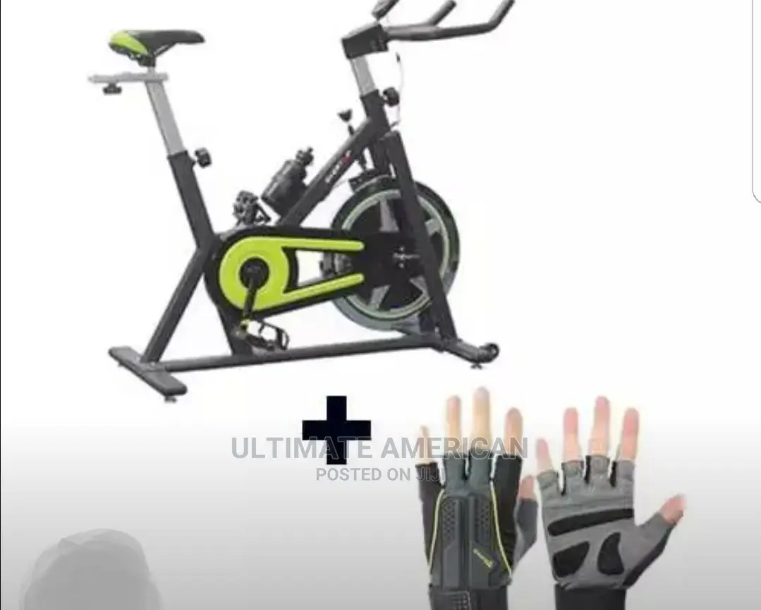 De Young Spinning Bike + Weight Gloves