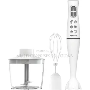Porodo Lifestyle 300w Light Suction Hand Blender - White