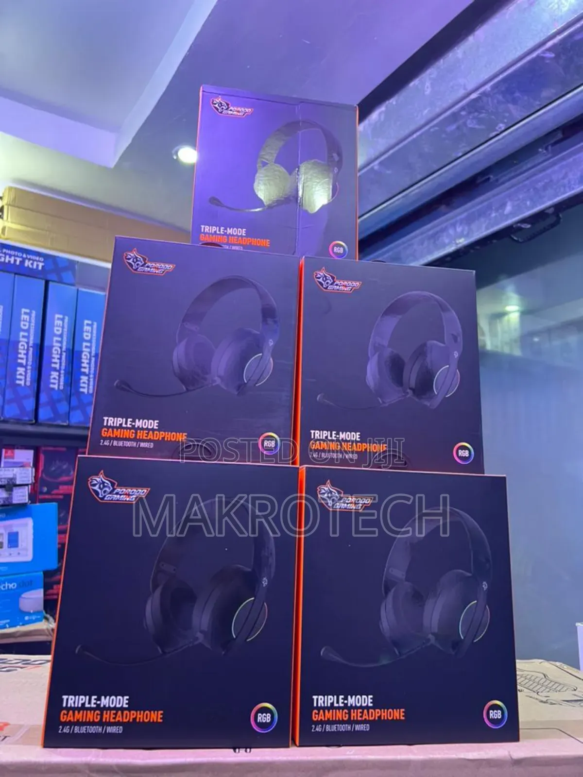 Porodo Pdx421 Triple Mode Gaming Headphone