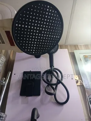 Black Conduit Shower