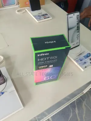New Infinix Hot 60i 128 GB Black