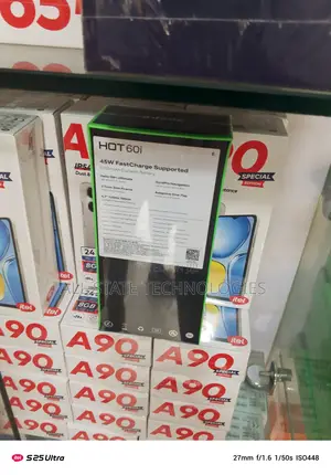 New Infinix Hot 60i 128 GB Black