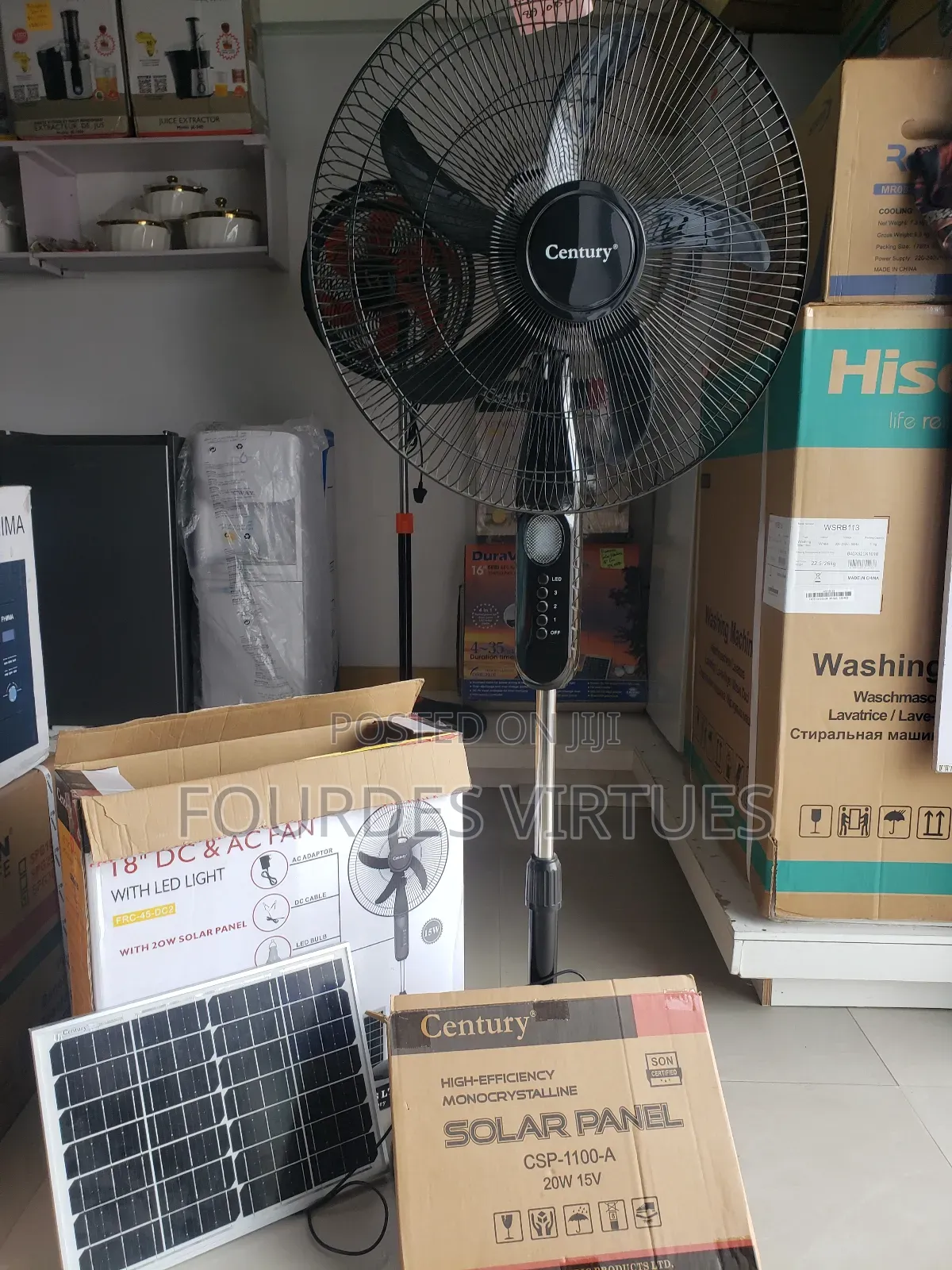 Century18" Solar Fan
