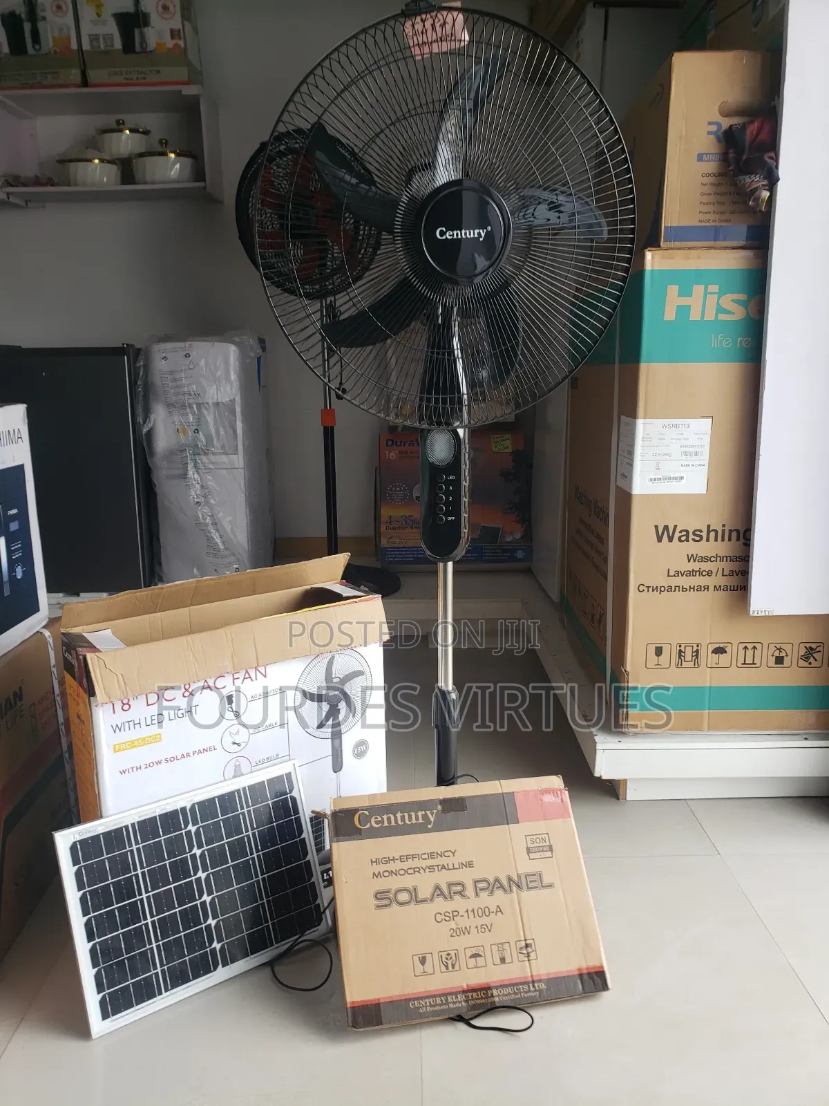 Century18" Solar Fan