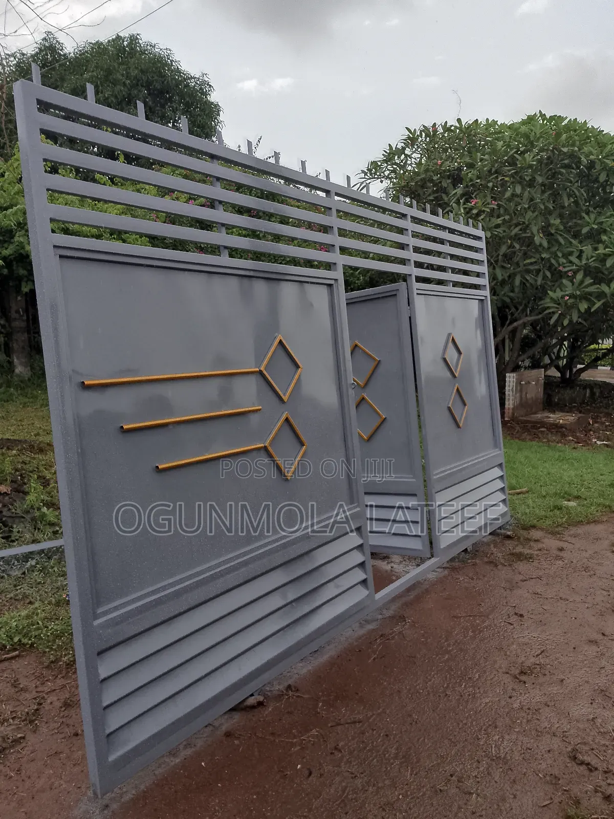 Fine Iron Gate Door