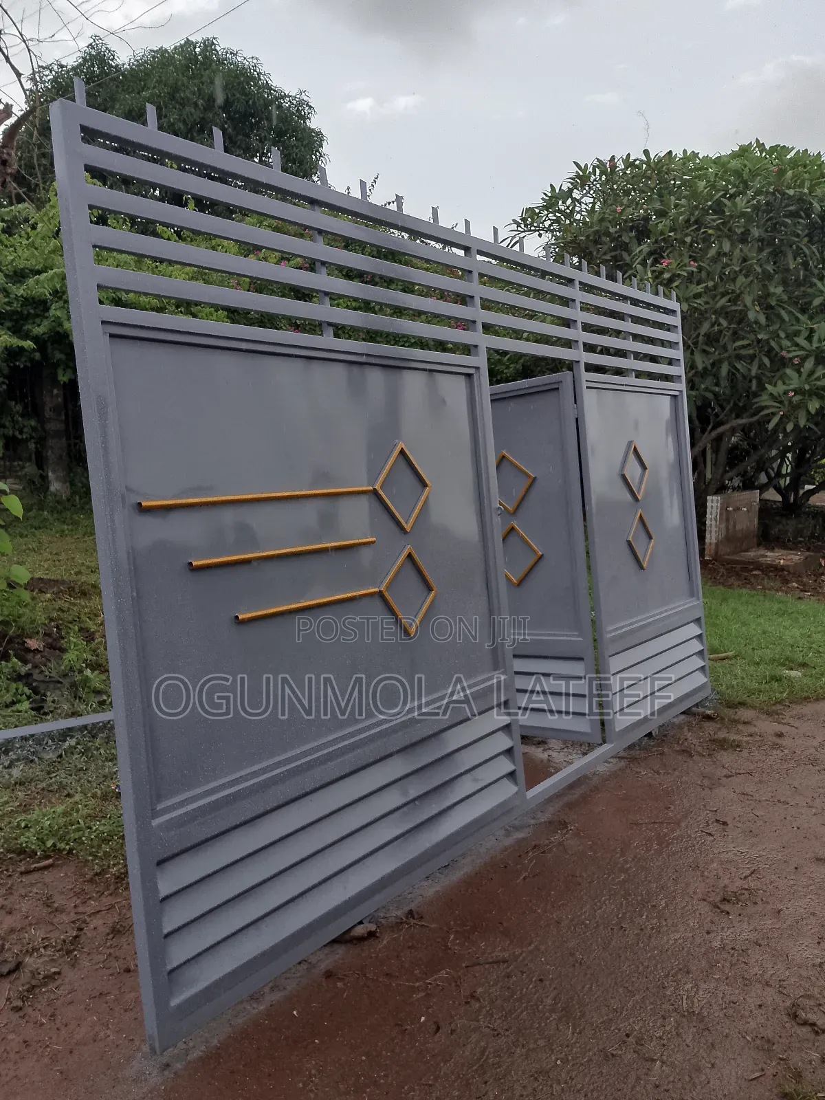 Fine Iron Gate Door