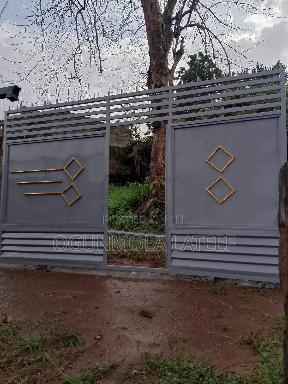 Fine Iron Gate Door