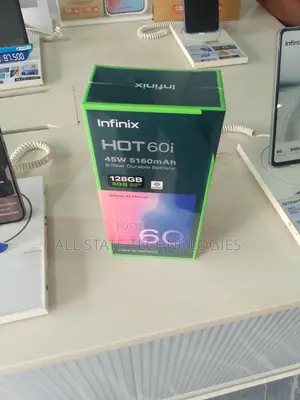 New Infinix Hot 60i 128 GB Black
