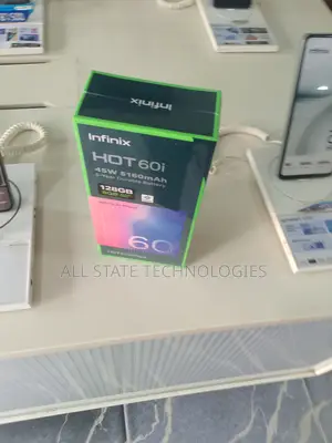 New Infinix Hot 60i 128 GB Black