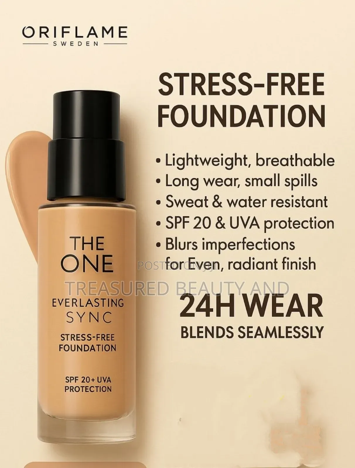 The One Everlasting Sync Stress Free Foundation