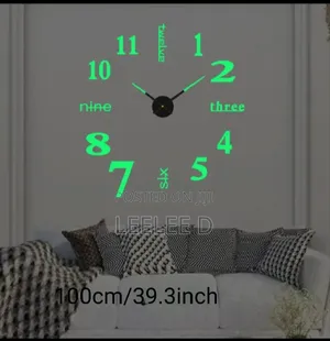 Luminous 3d Wall Clock