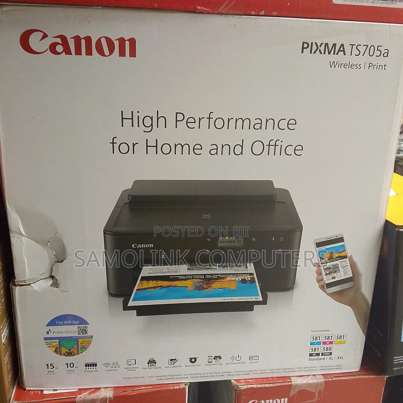 Canon Pixma T705a Wireless Printer
