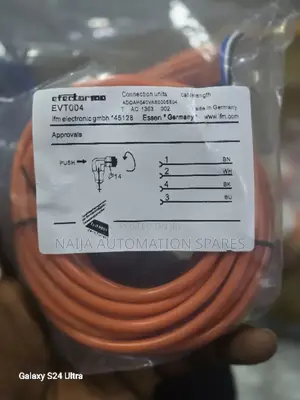 Evt004 | Ifm Cable Connector M12 4pin Angled 5m PVC