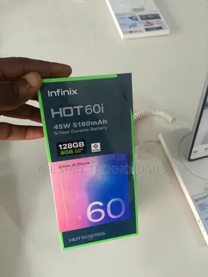 New Infinix Hot 60i 128 GB Black