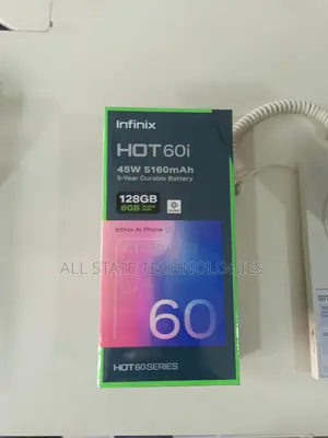 New Infinix Hot 60i 128 GB Black