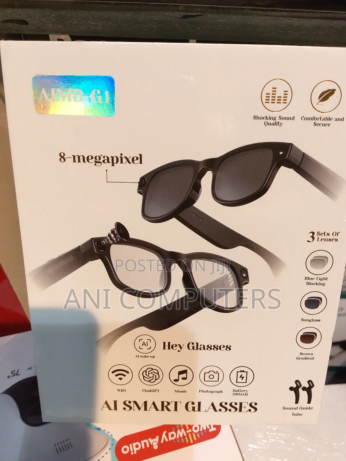 Ai Smart Glasses 8megapixel