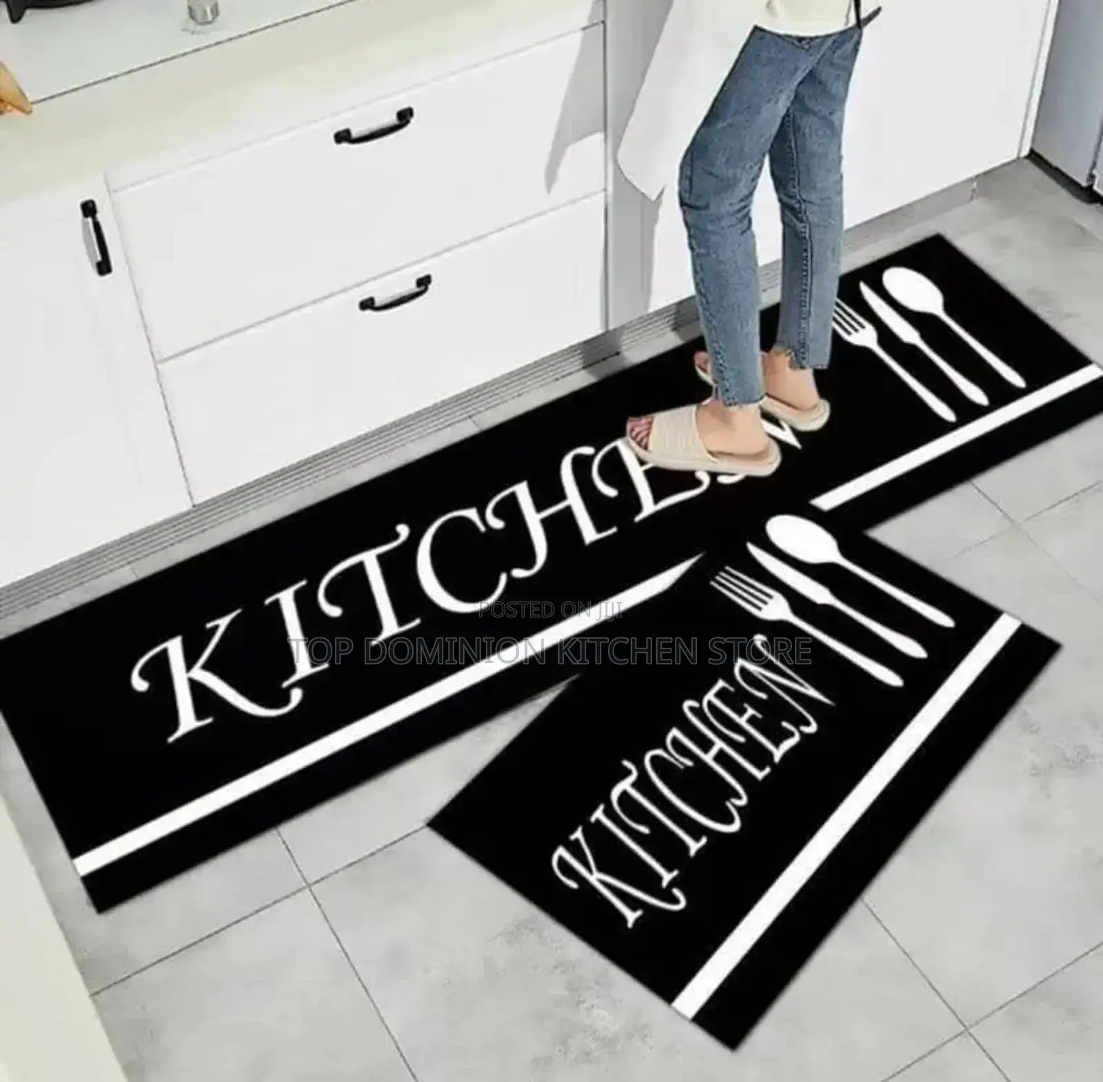 Silicone Absorbent Kitchen Runner Mat