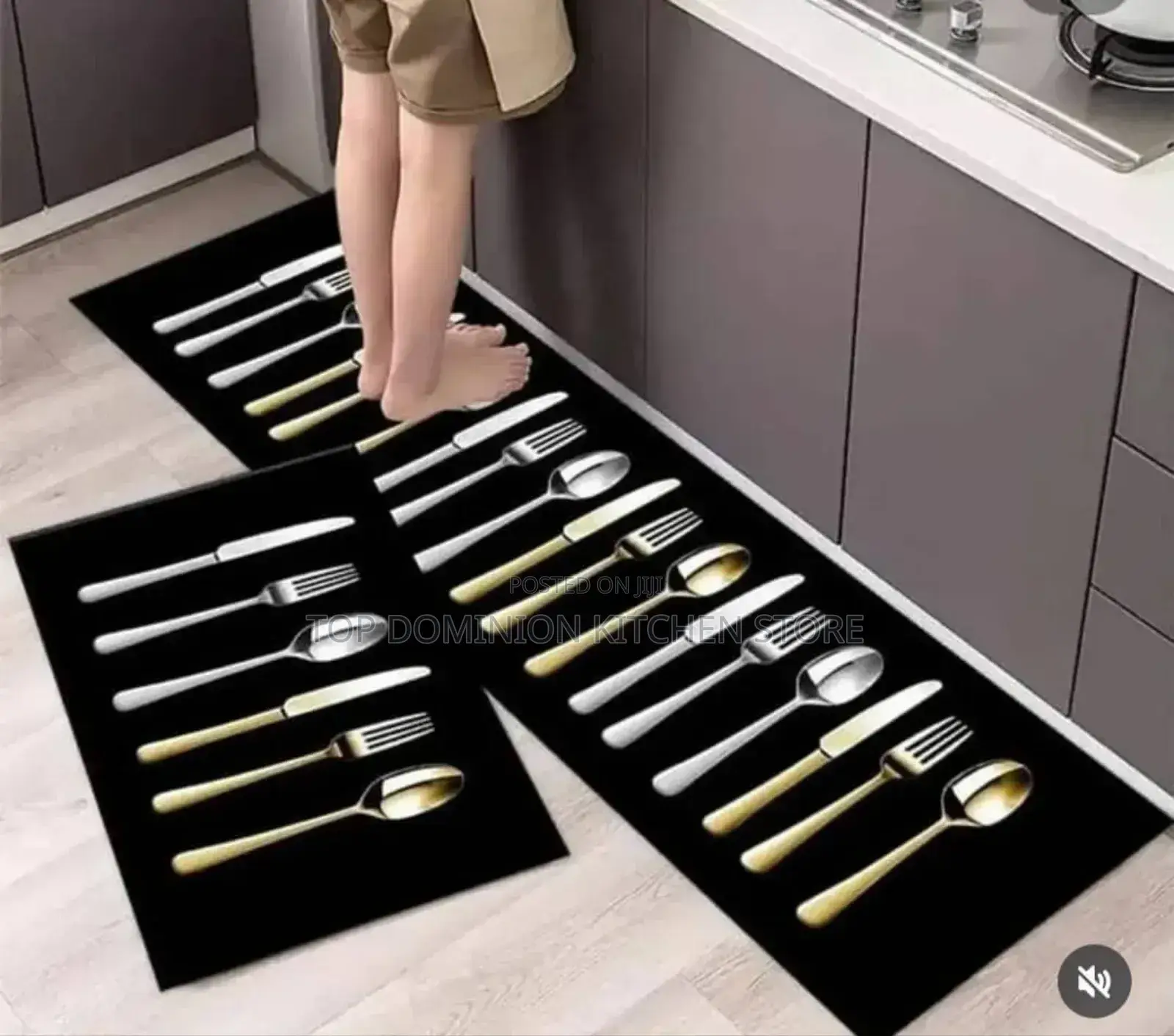 Silicone Absorbent Kitchen Runner Mat