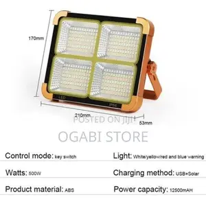 Outdoors Solar Rechargeable Camping Lantern