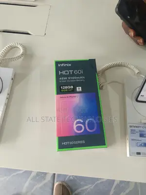 New Infinix Hot 60i 128 GB Black
