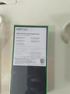 New Infinix Hot 60i 128 GB Black
