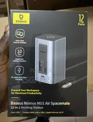 Baseus Animosity Nu1 Air Spacemate 12-in-1 Docking Station