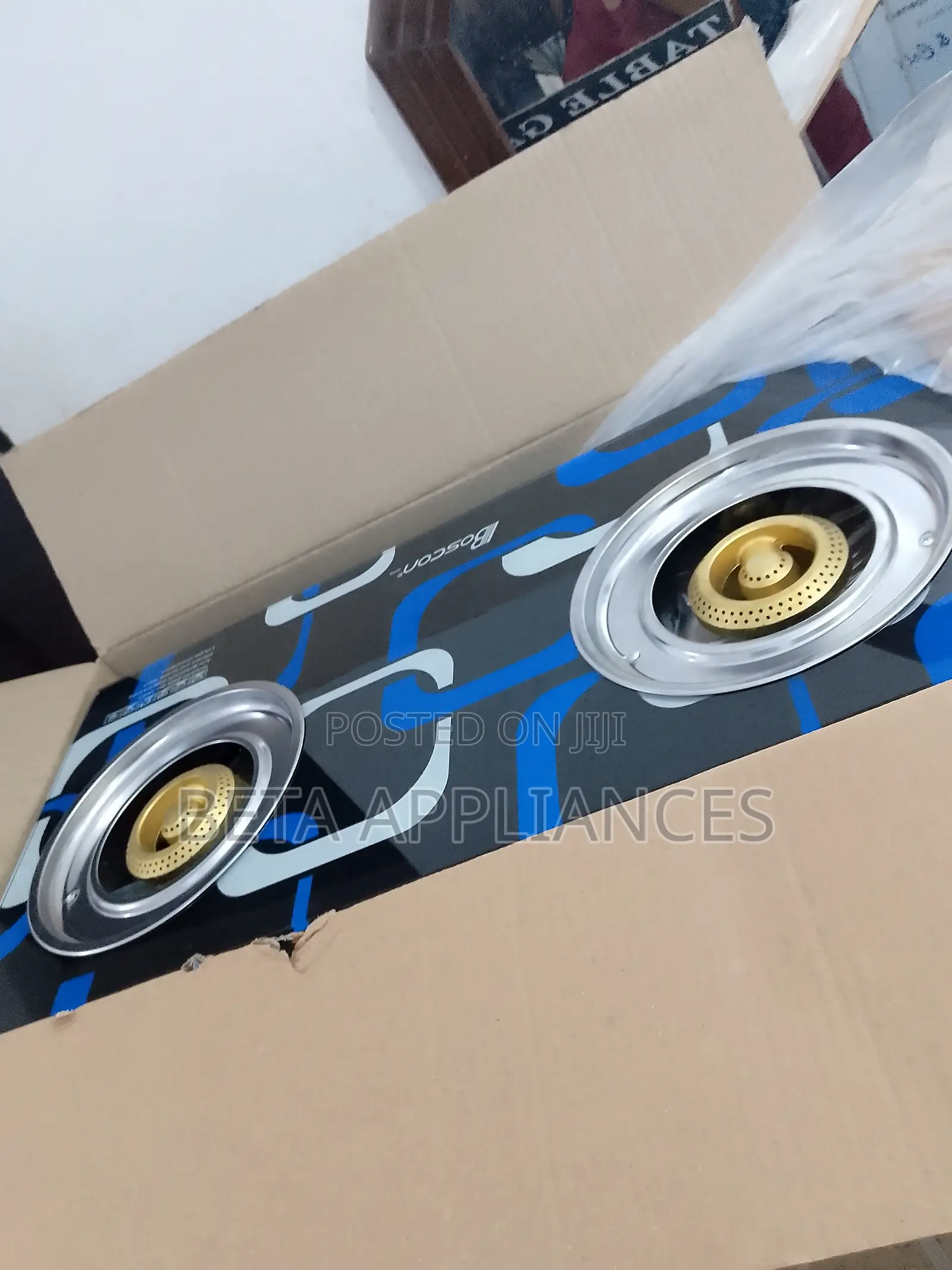 Boscon Travel-Ready 2-Burner Gas Stove