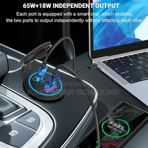 Pd 83w Type-C/Usb-a Buck-Boost Converter Charger for Laptops,Powerbank