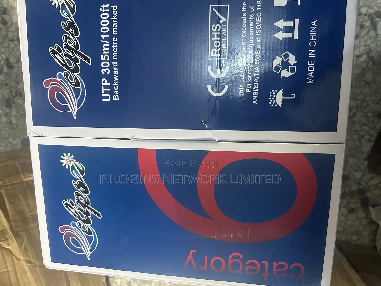Eclipse Cat6 Utp 100% Copper Cable