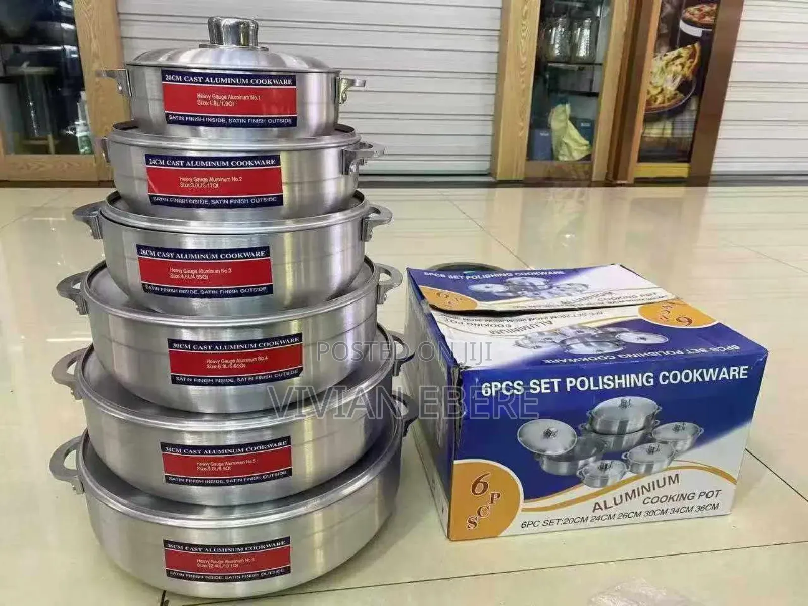 6pcs Aluminum Cookware Set