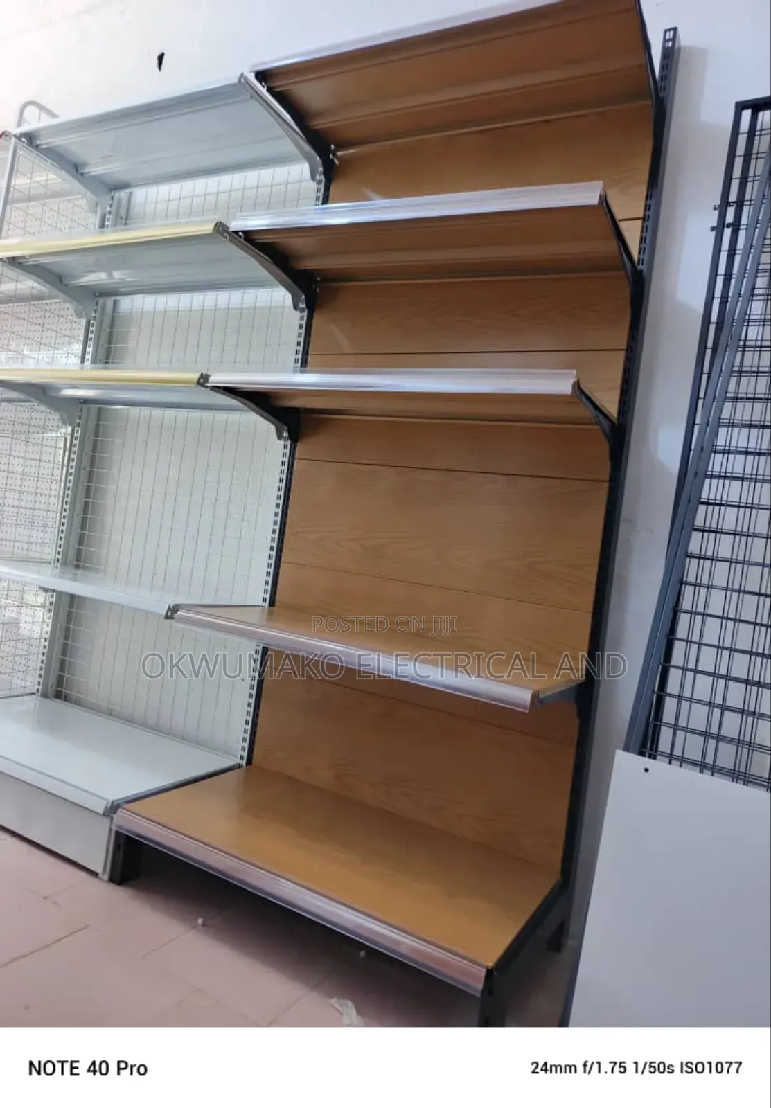 Single Super Market Shelf